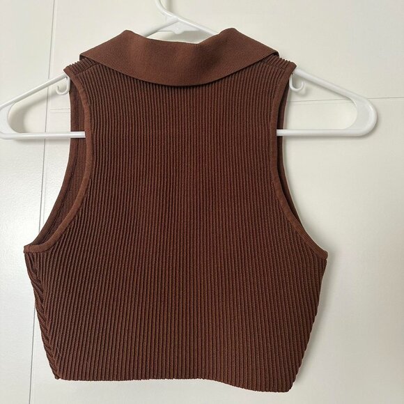 aritzia babaton sculpt knit polo - Picture 2 of 5